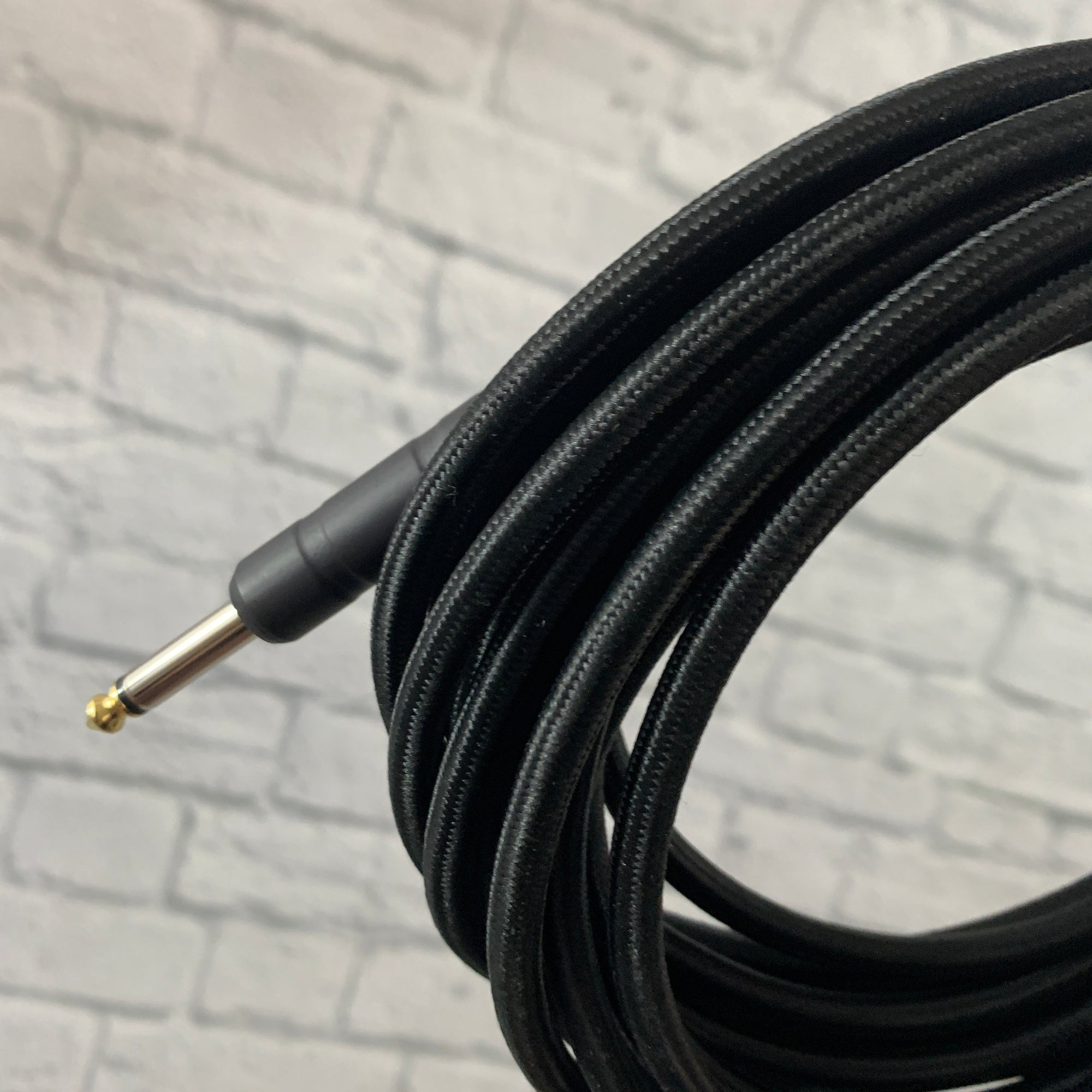 Strukture SC186W 18.6ft  Woven 1/4" Instrument Cable - Black
