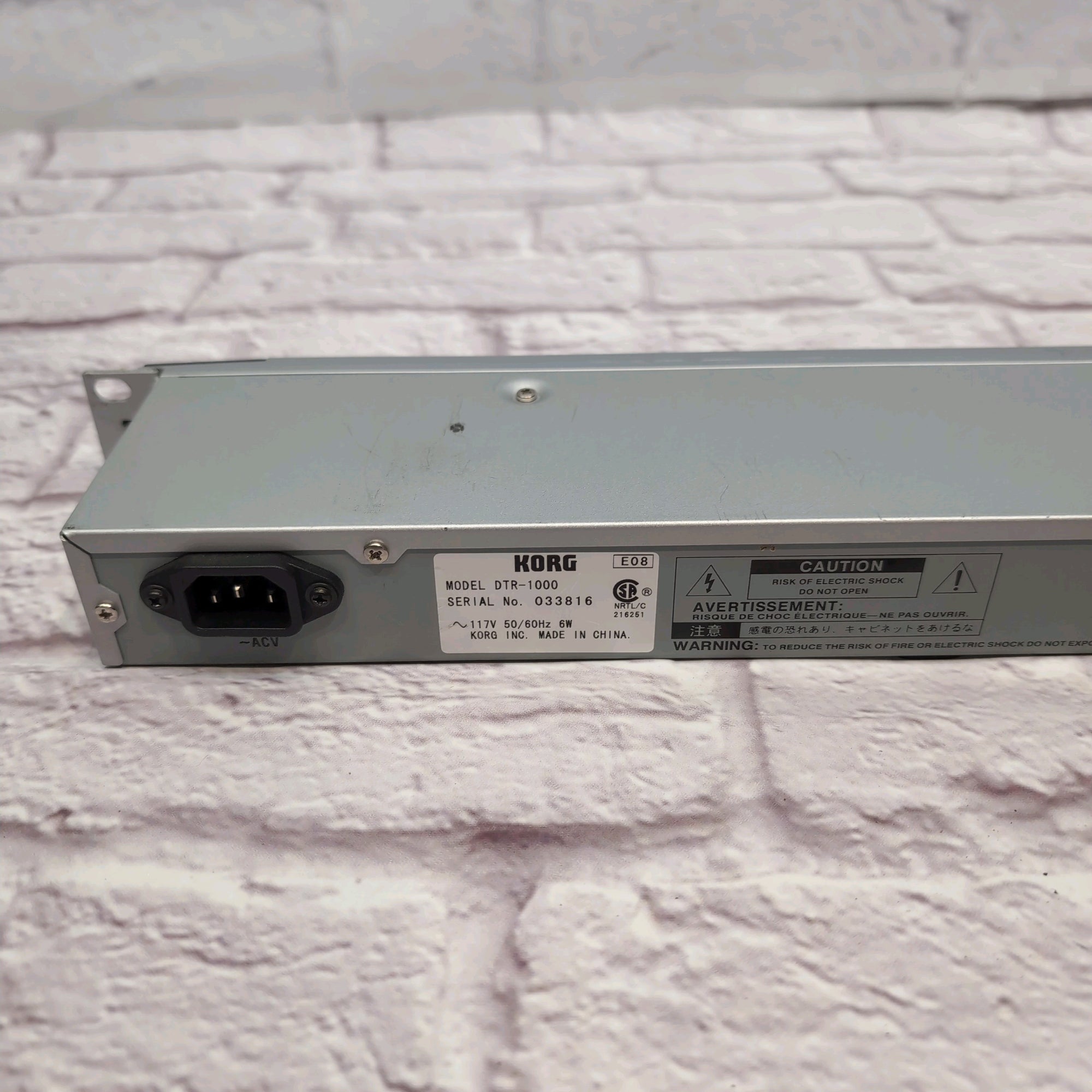 Korg DTR-1000 Rack Tuner