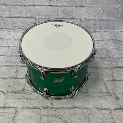 Ludwig 1980s Green ReWrap 14" Tom Roto Toms