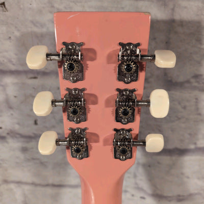 Rogue Pink Acoustic Guitar