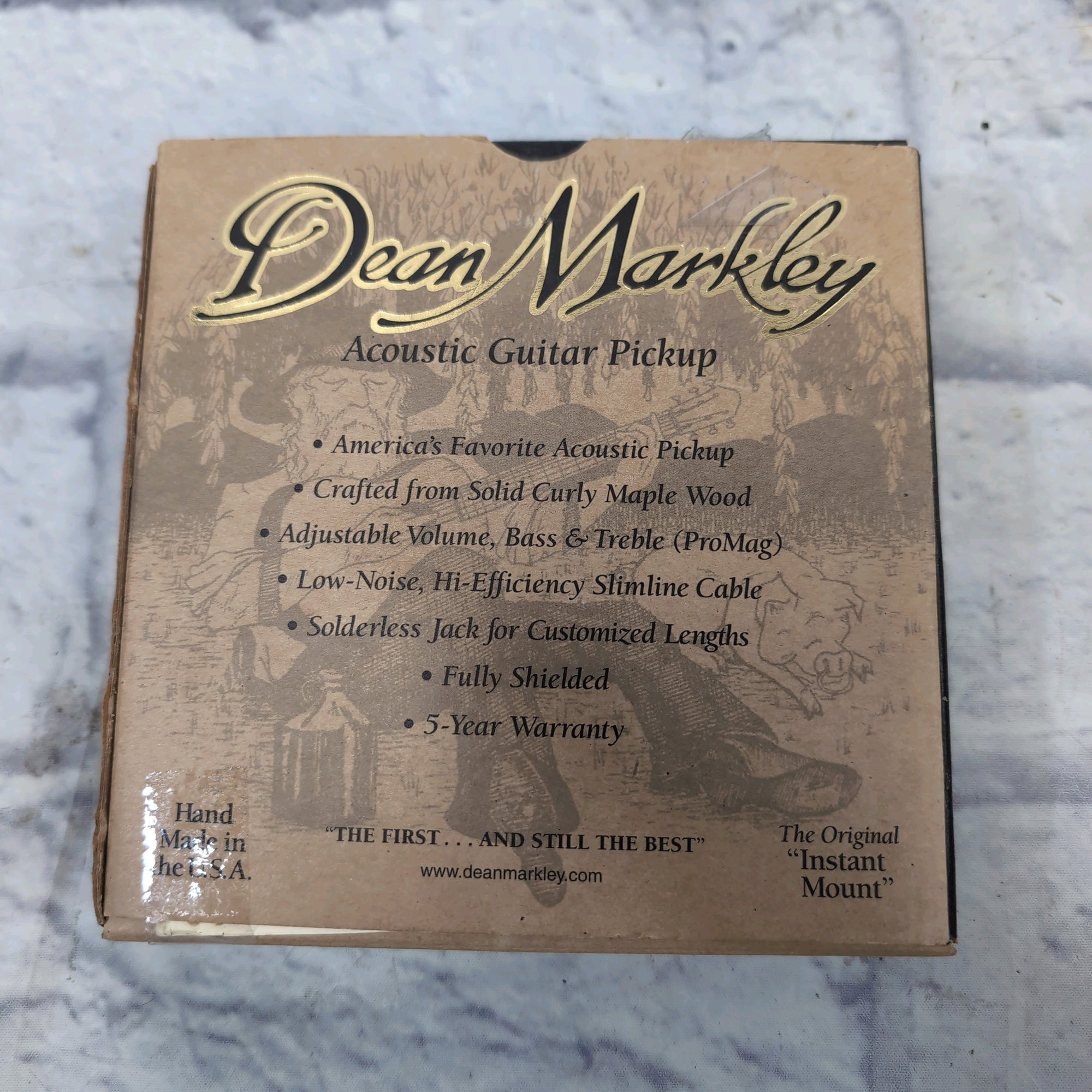 Dean Markley Pro Mag Grand Acoustic Guitar Sound Hole Pickup