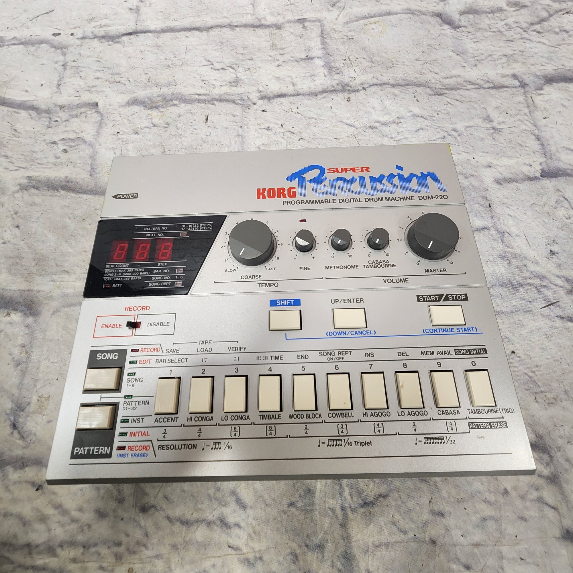 Korg DDM-220 Super Percussion Digital Drum Machine