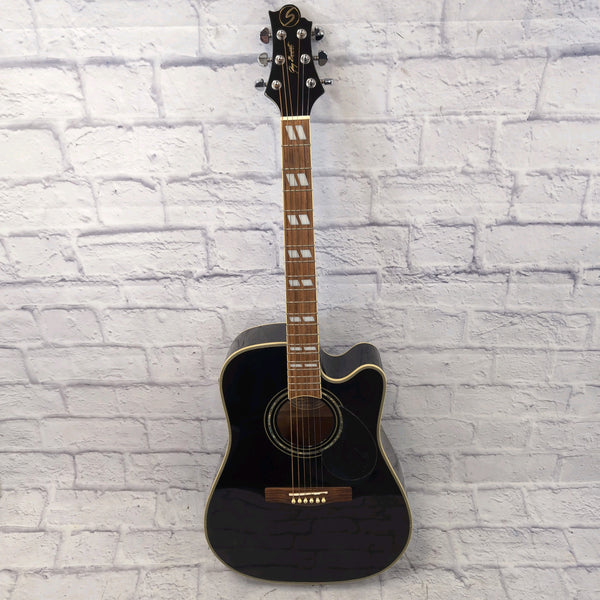 Samick D10CE Cutaway Acoustic Electric Guitar - Evolution Music