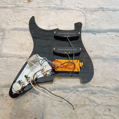 Squier HSS Stratocaster Loaded Pickguard - Black Pickups