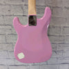 Squier Affinity Mini Stratocaster V2 Electric Guitar Pink w/ Gig Bag