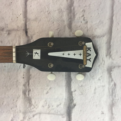 Vintage 1960s Kay Open Back 4 String Banjo