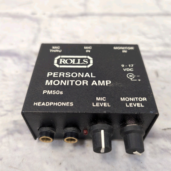 Rolls PM50S Personal Monitor Amp Evolution Music