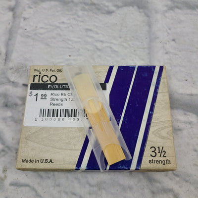 Rico Bb Clarinet Reeds Strength 1.5 Individual Reeds