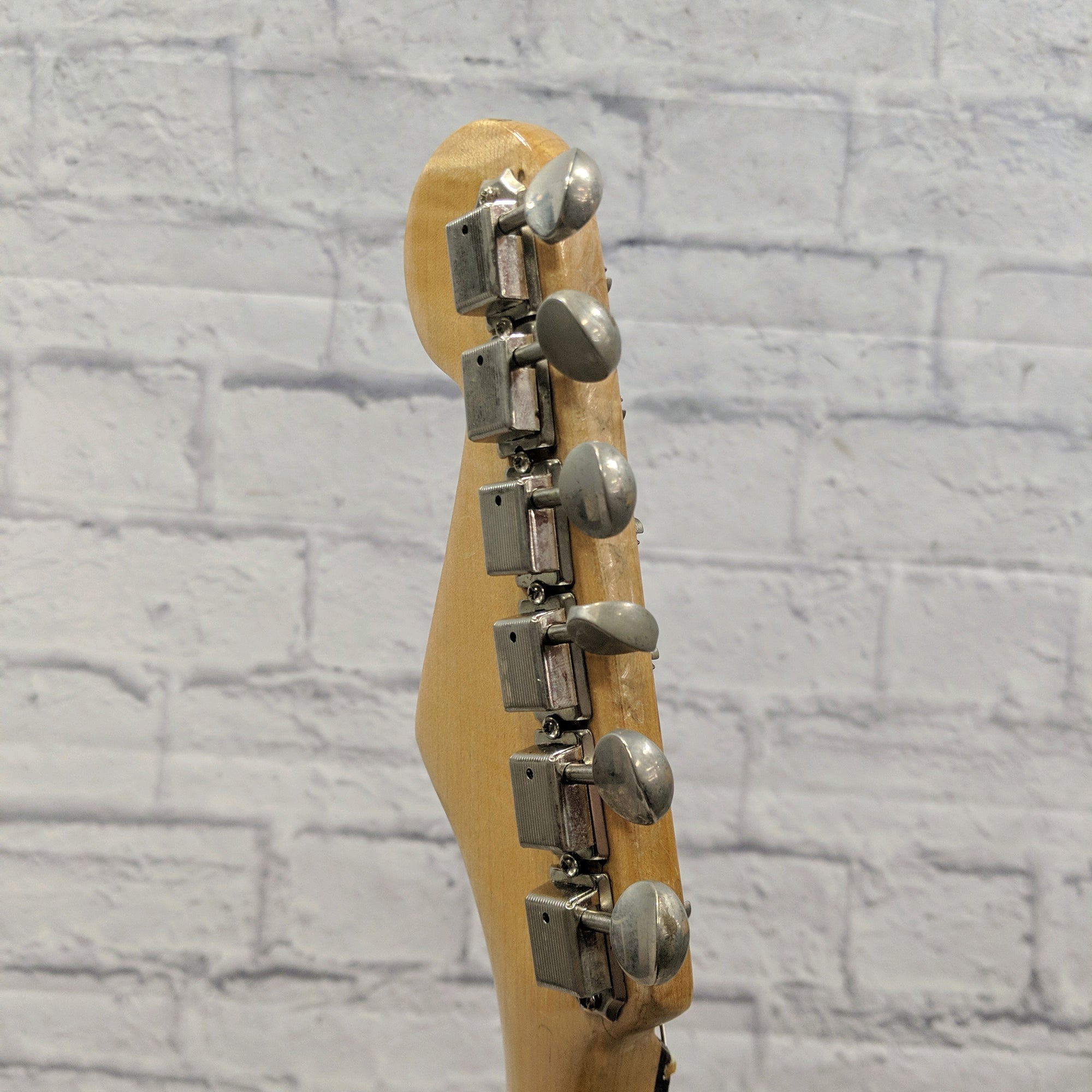 Unknown Partscaster Strat with Lace Sensor Emerald, Silver Purple Pickups