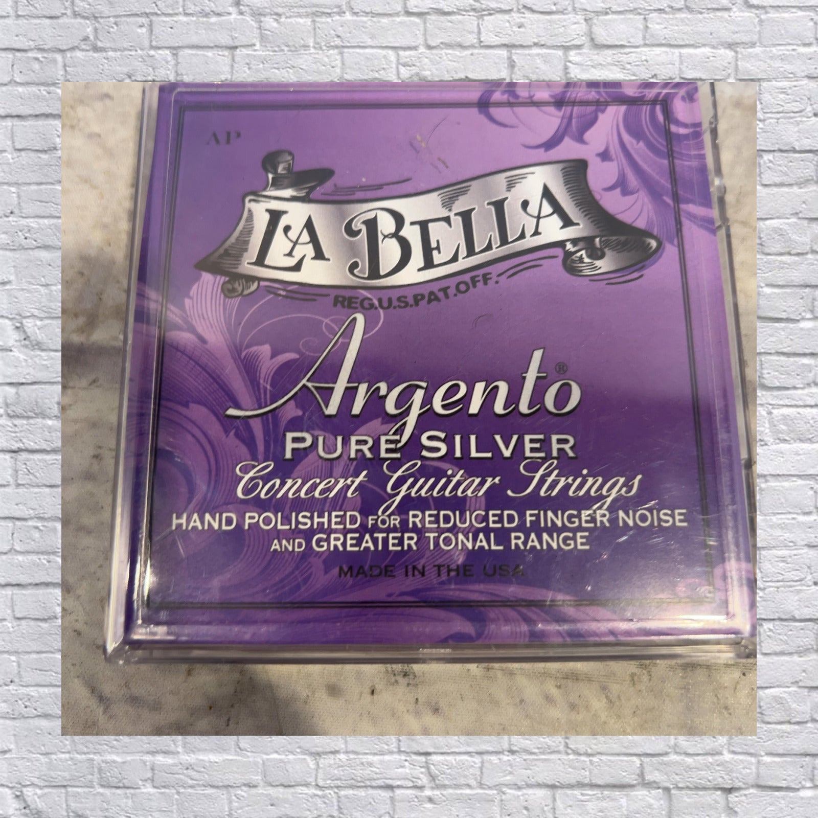 La Bella Pure Silver Hand Polished AP Guitar Strings, Full Set