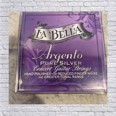 La Bella Pure Silver Hand Polished AP Guitar Strings, Full Set