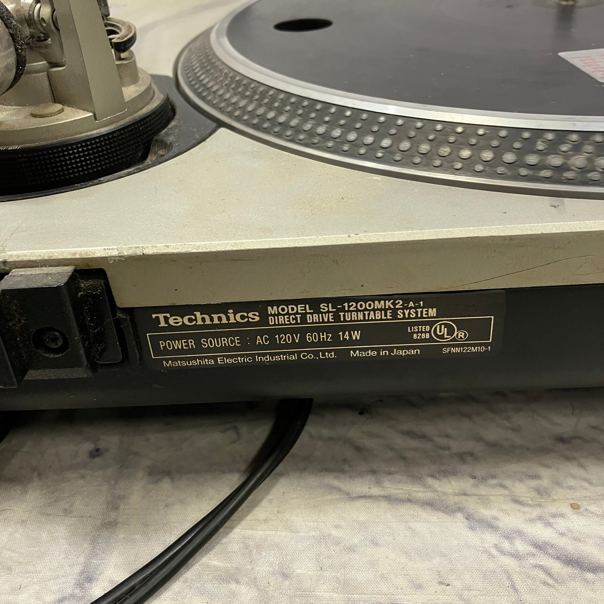 Technics Quartz SL-1200 Mk. 2 DJ Turntable - Evolution Music