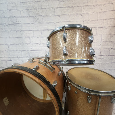 Slingerland Vintage 1961 3pc Champagne Sparkle Drum Set