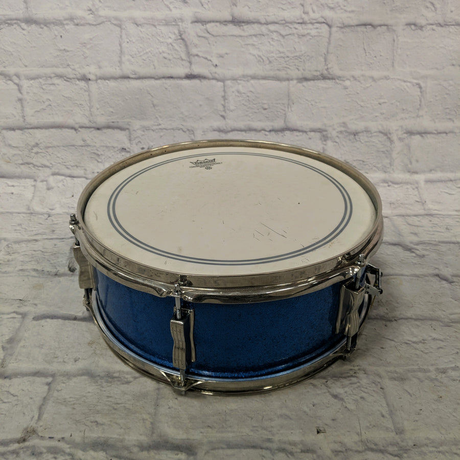 Ludwig Vintage 14x5.5 1966 Pioneer Snare Drum Blue Sparkle