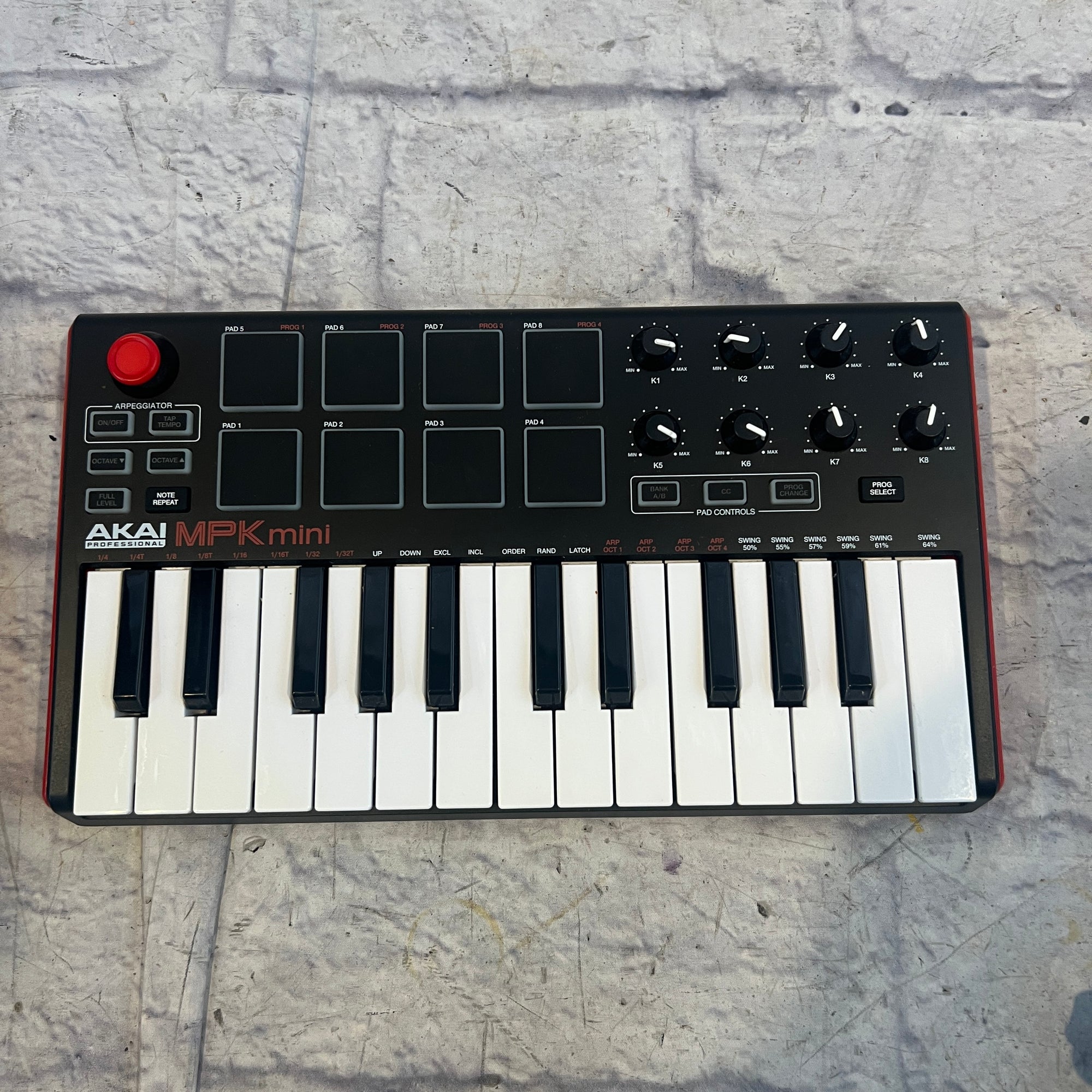 Akai MPK Mini with padded keys