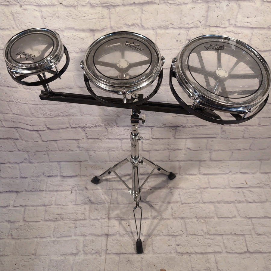 Remo RotoTom 6/8/10 Roto Toms 3pc w/ Stand