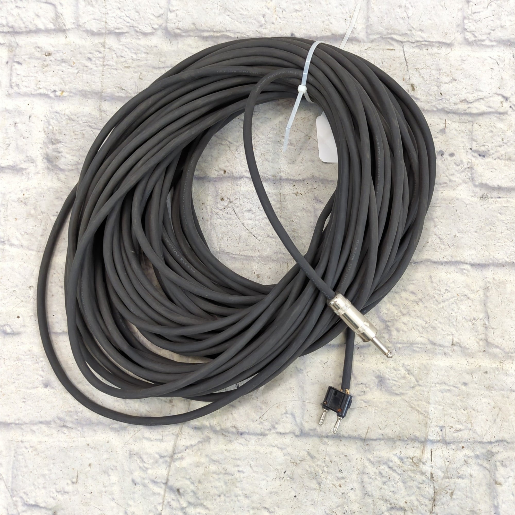 Horizon 14 AWG 100' 100 Foot 1/4" to Banana Plug Speaker Cable