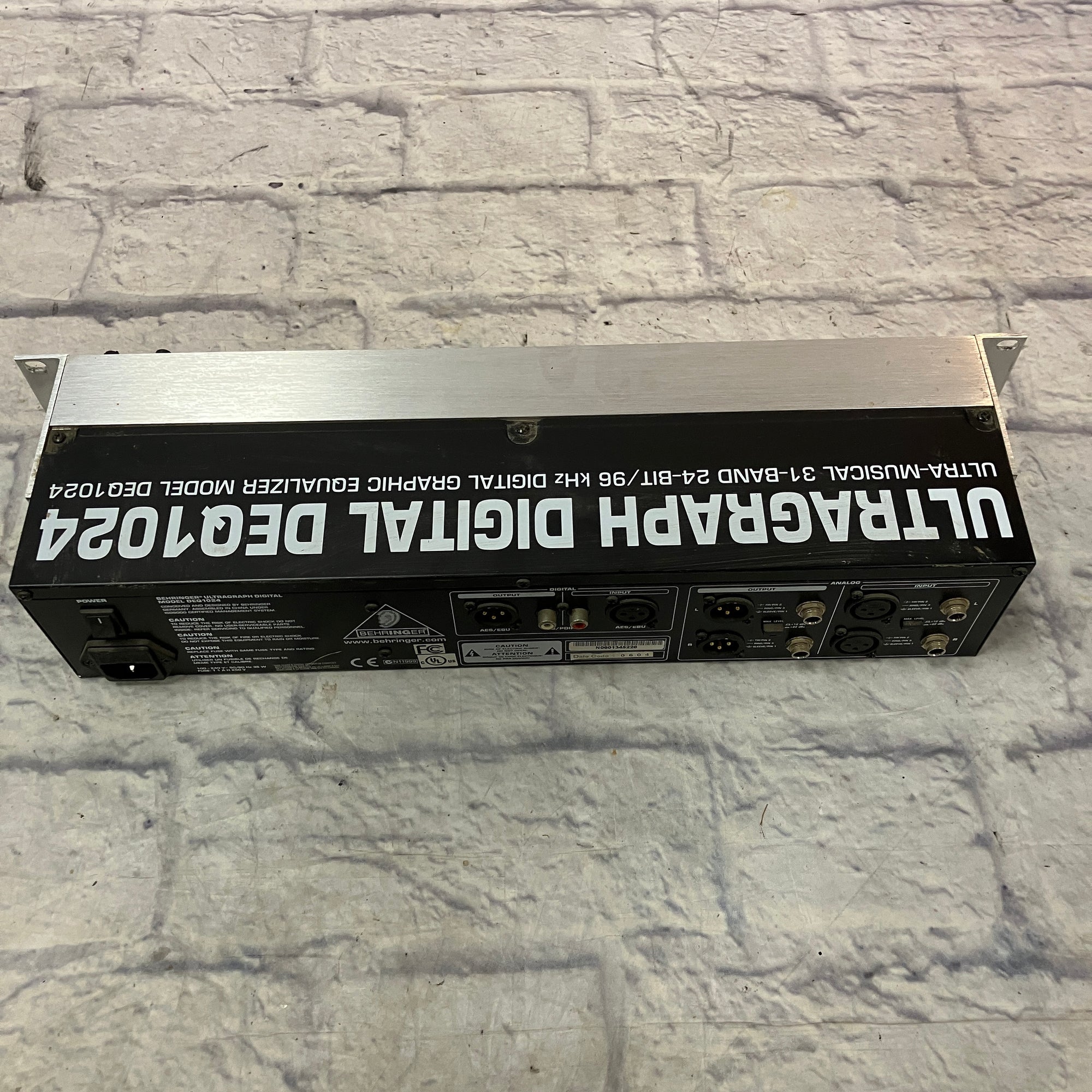 Behringer Ultragraph Digital DEQ1024 Rack EQ