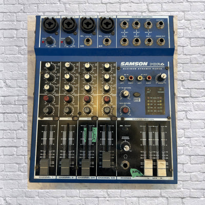 Samson MDR6 6-Channel Mixer with Power Supply