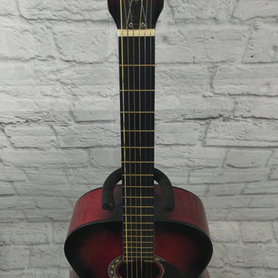 Rogue Red Acoustic Guitar