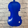 Unknown Blue 4/4 Violin W/ Case