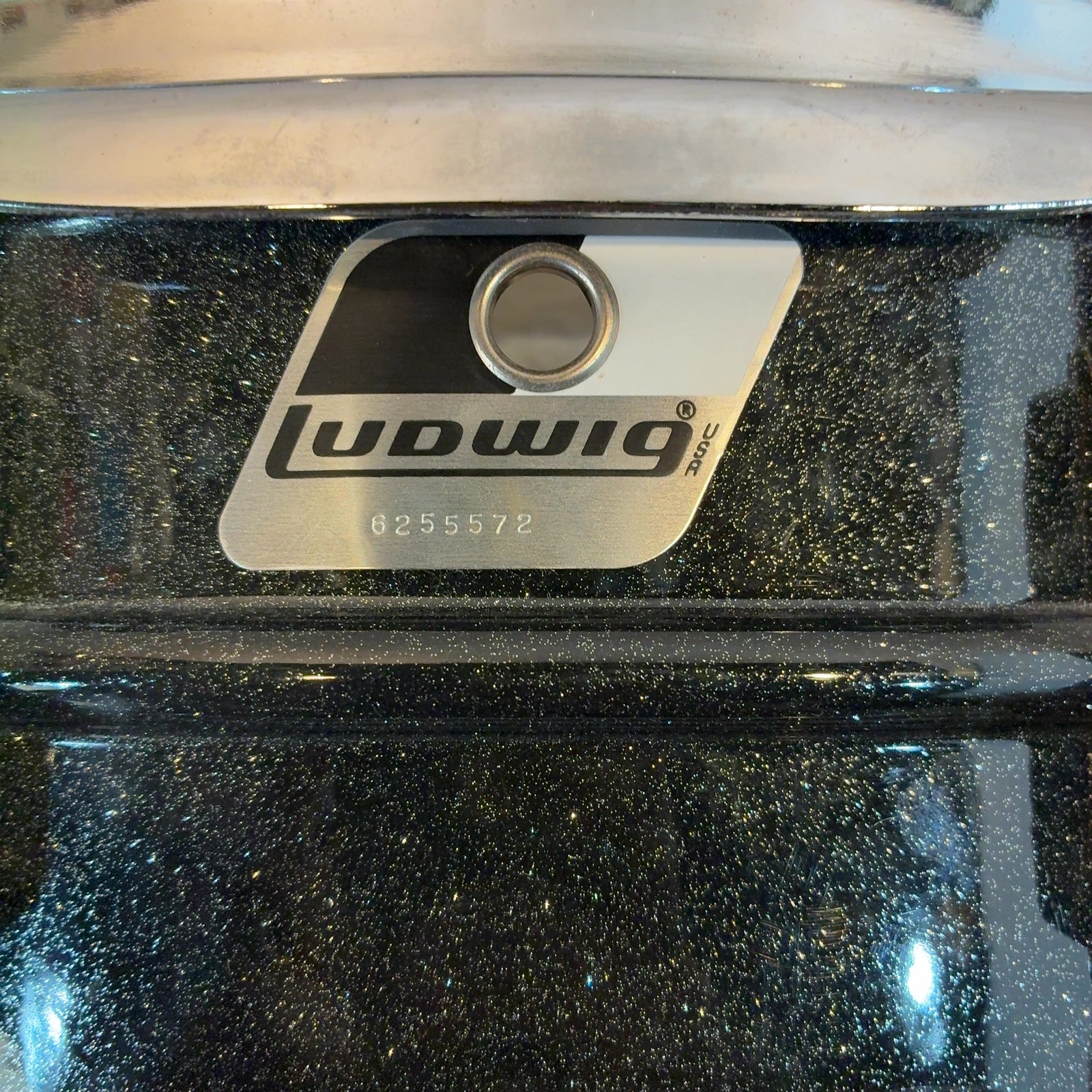 Ludwig 14x5 Rocker Snare Drum Galaxy Sparkle with Case
