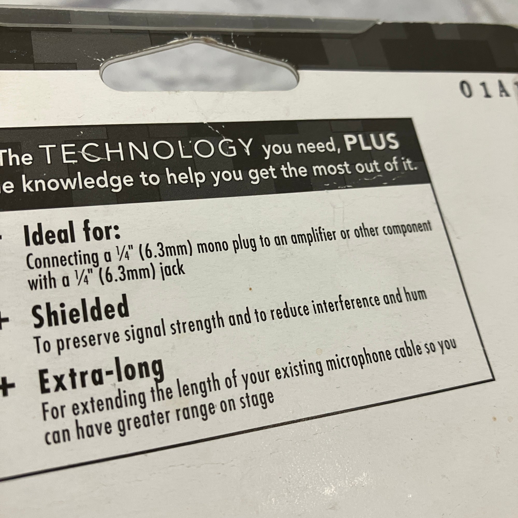 Radio Shack 25ft 1/4f to 1/4m Extension Cable