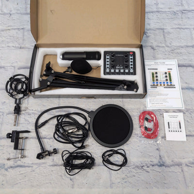 SKTEET Condenser Microphone with Pop Filter and Desk Arm