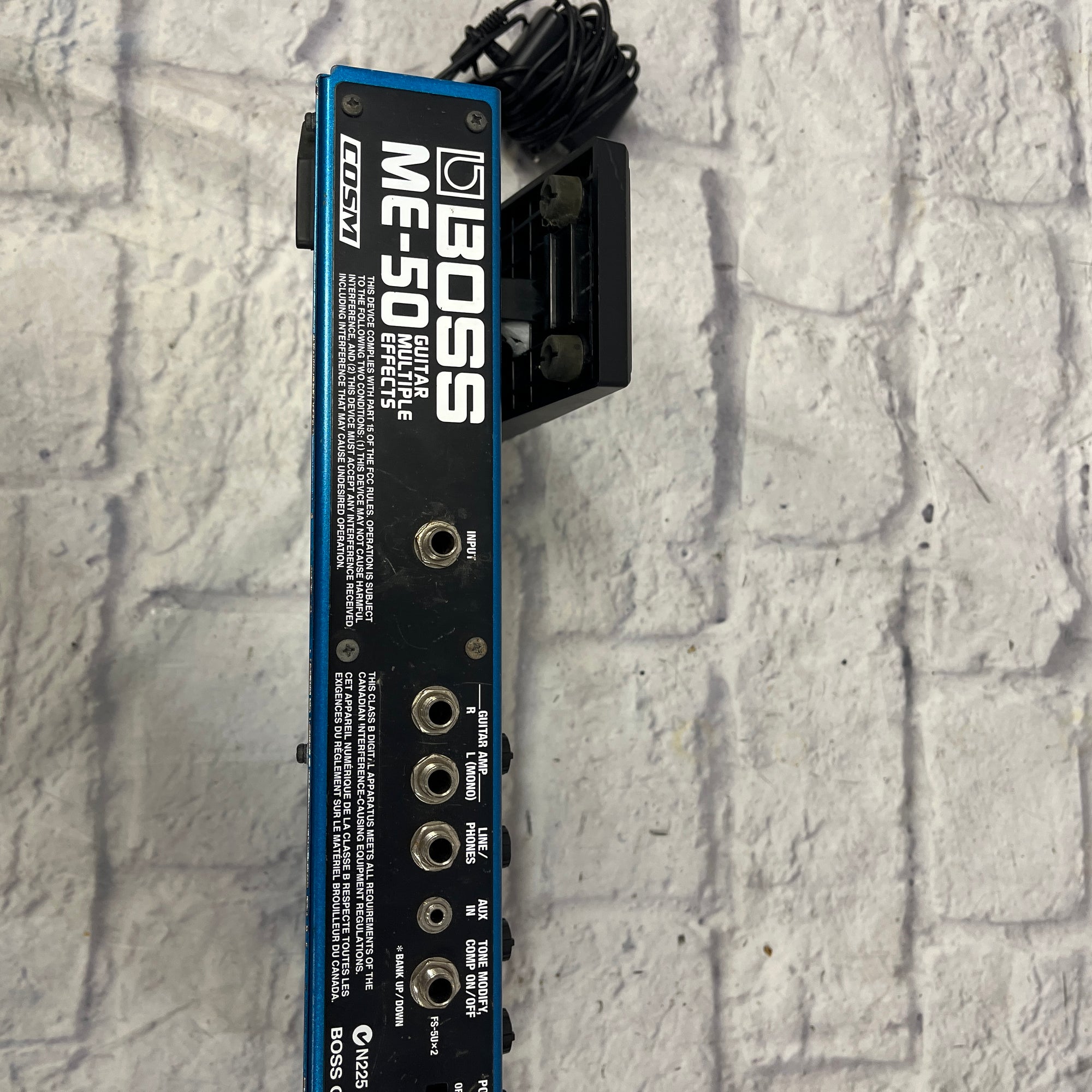 Boss ME-50 Multieffects Pedal with Power Supply