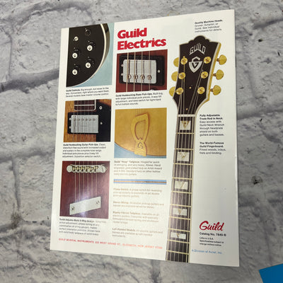 Guild 1975 Electric Guitars and Basses Catalog