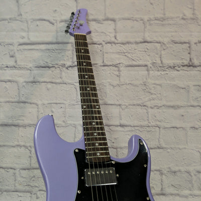 Hard Luck Kings Bombshell Strat Style HH Purple Electric Guitar