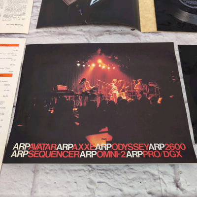 Arp 1978 Vintage Product Catalogue and Demo Vinyl Flexidisc and Dealer Materials from NAMM