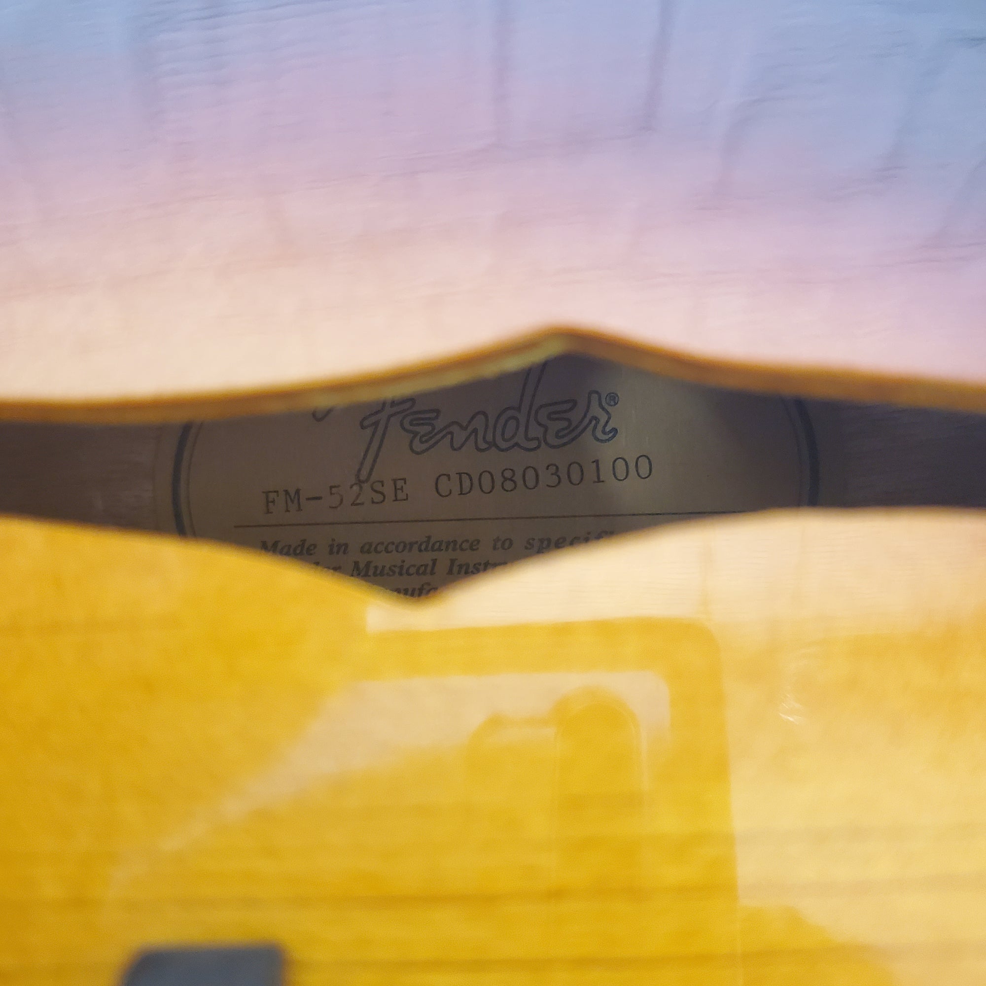 Fender FM-52SE Mandolins w/ Hard Case