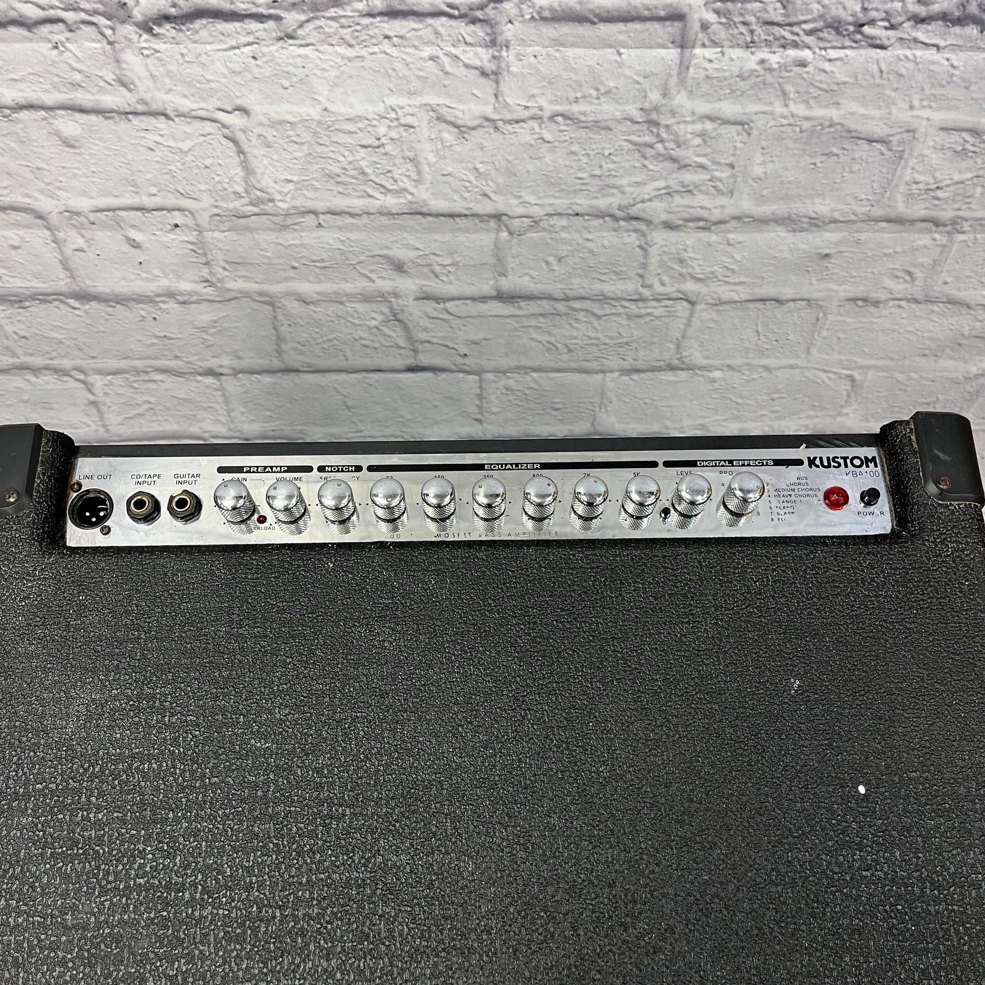 Kustom KBA100 1x15 Bass Combo Amp