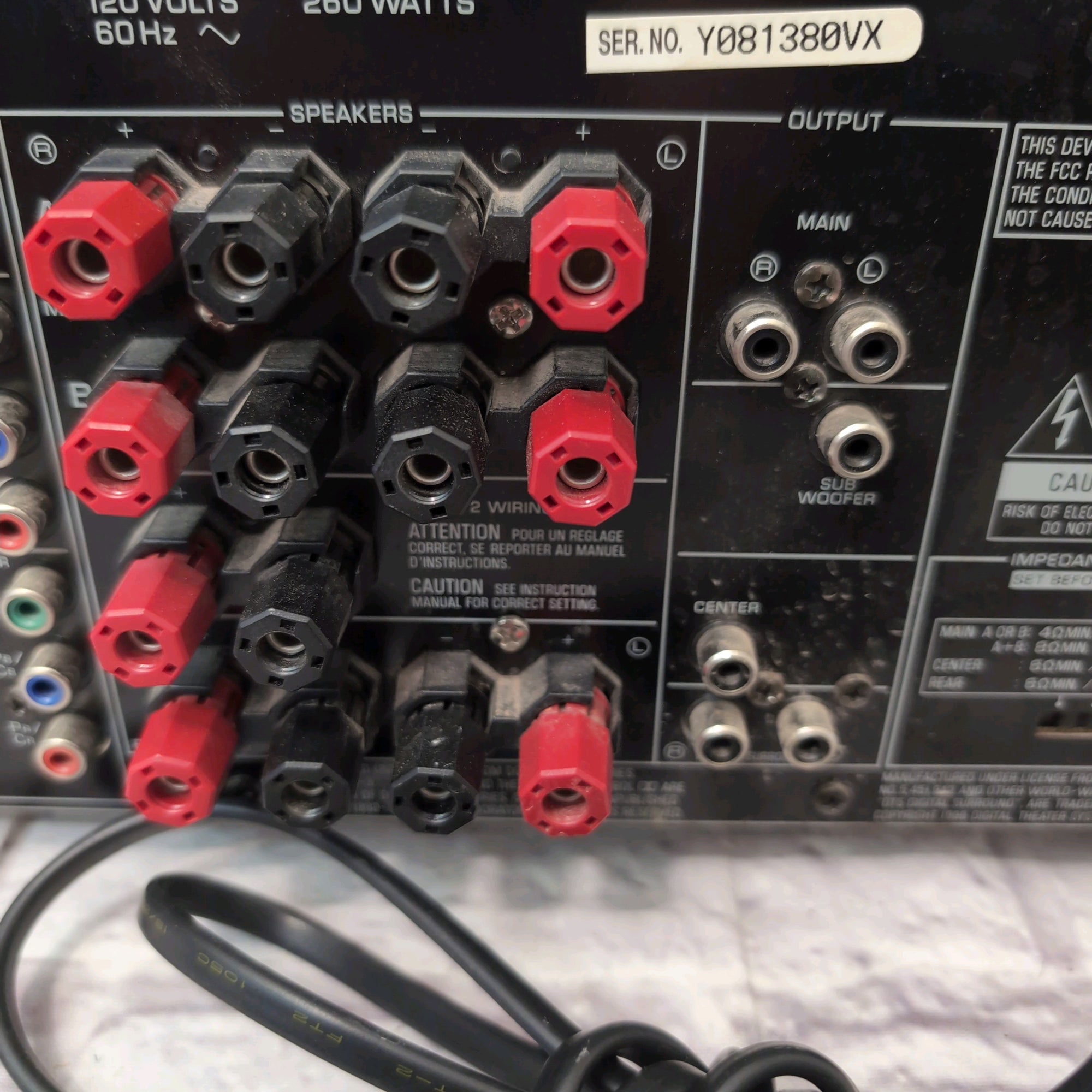 Yamaha HTR-5280 Home Theater Receiver