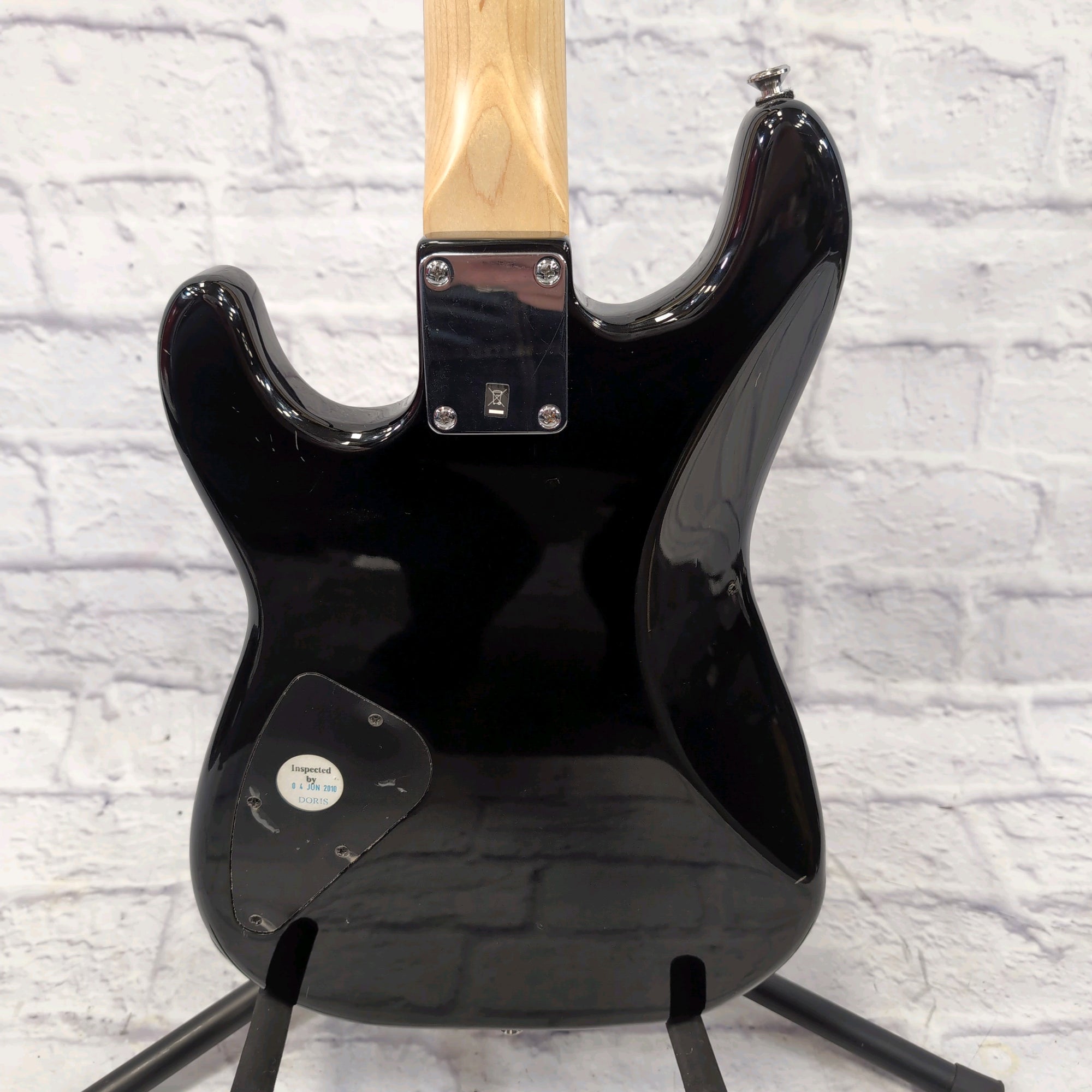 Starcaster by Fender Mini Stratocaster Electric Guitar - Black