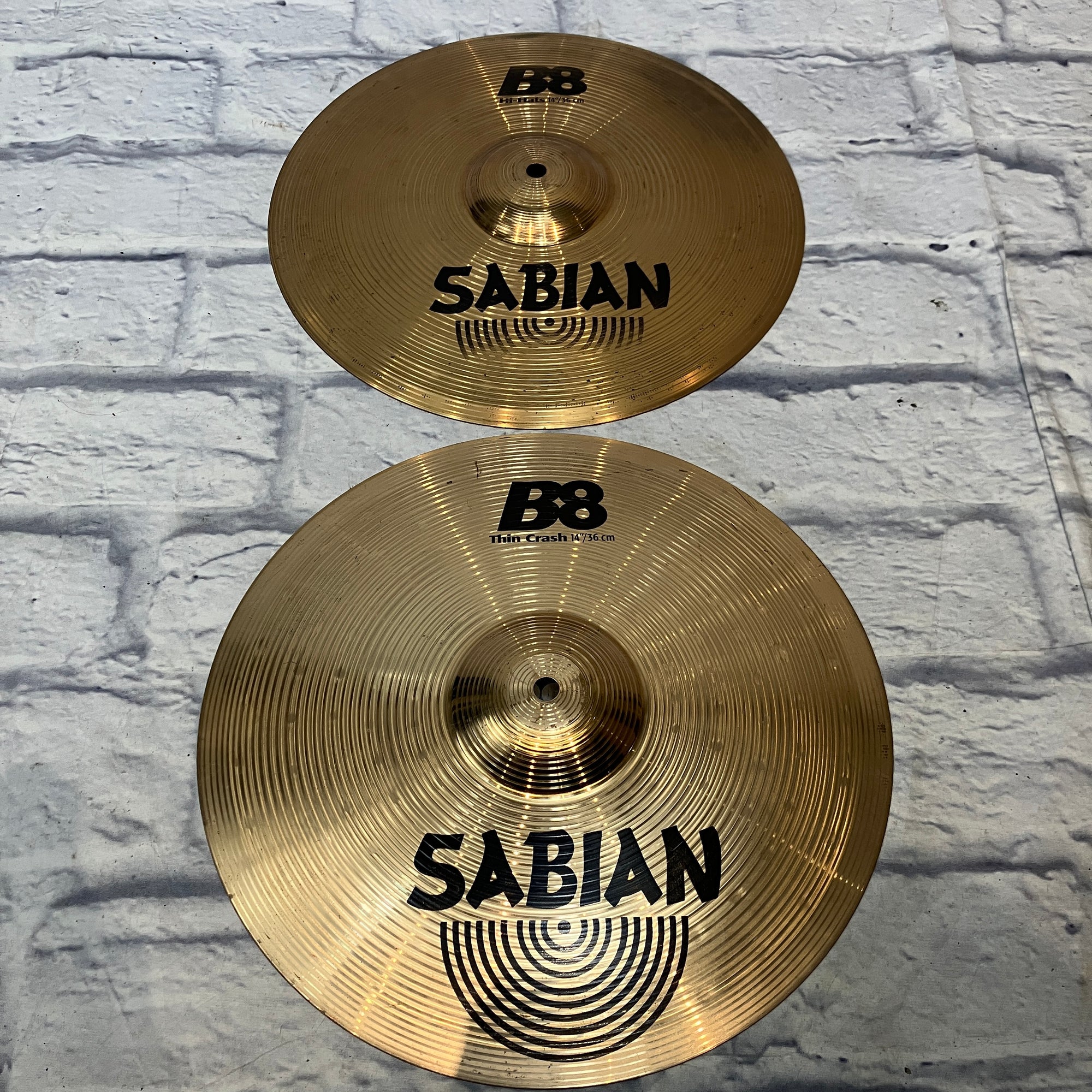 Sabian B8 Hi Hat Cymbal Pair