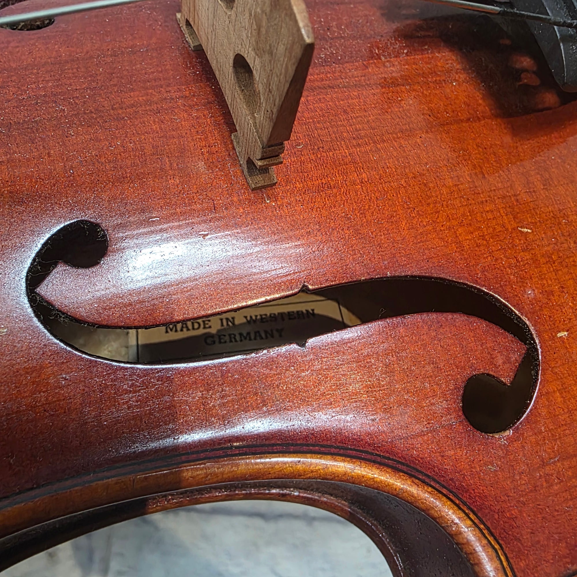 Unknown Violin made in Western Germany 4/4 Violin