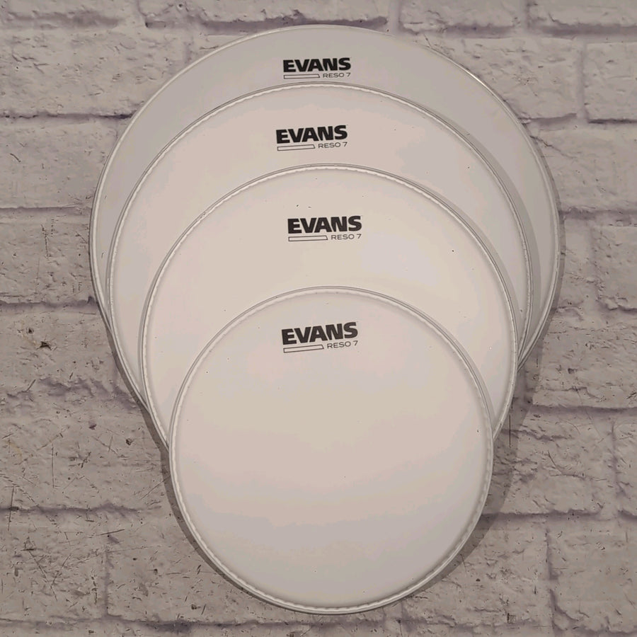 Evans Reso 7 10" /12" / 14" / 16" Pack Drum Heads