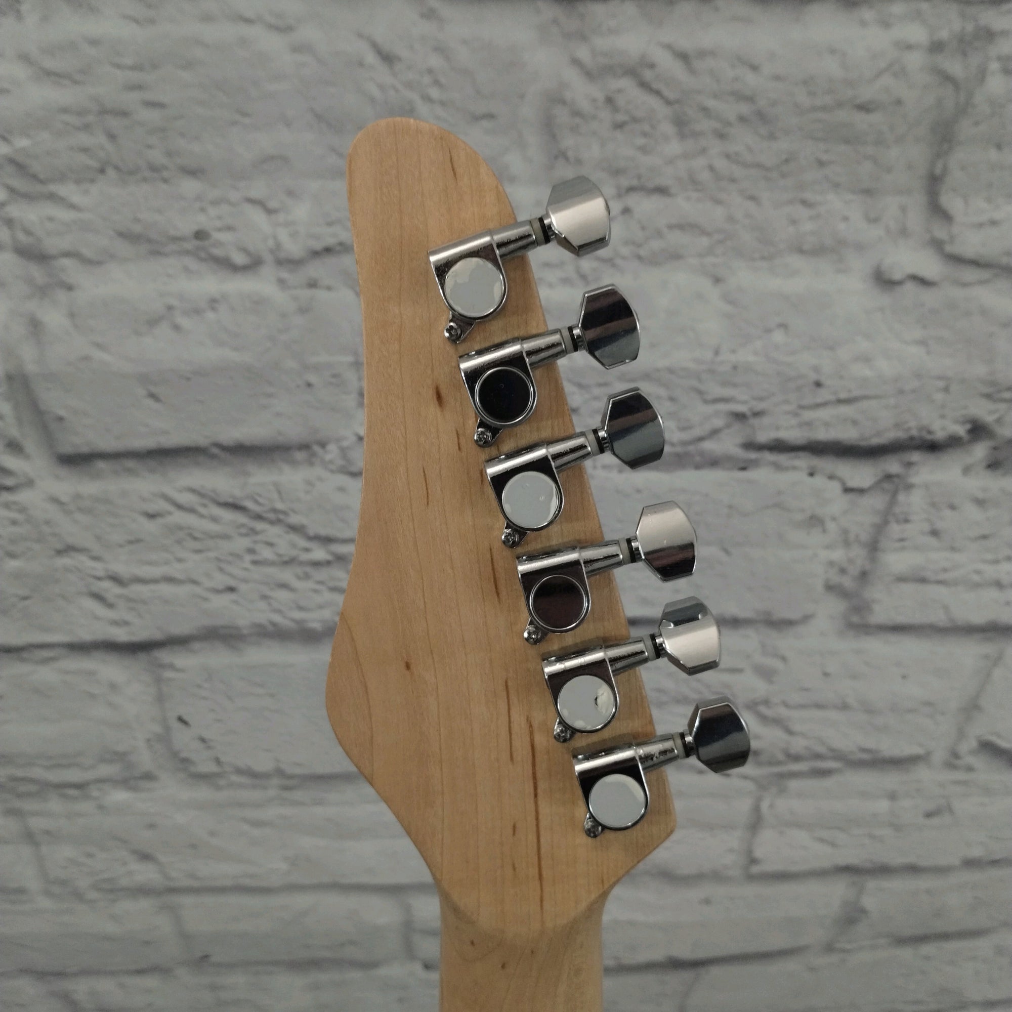 BG Mini Strat "White Tiger" Electric Guitar