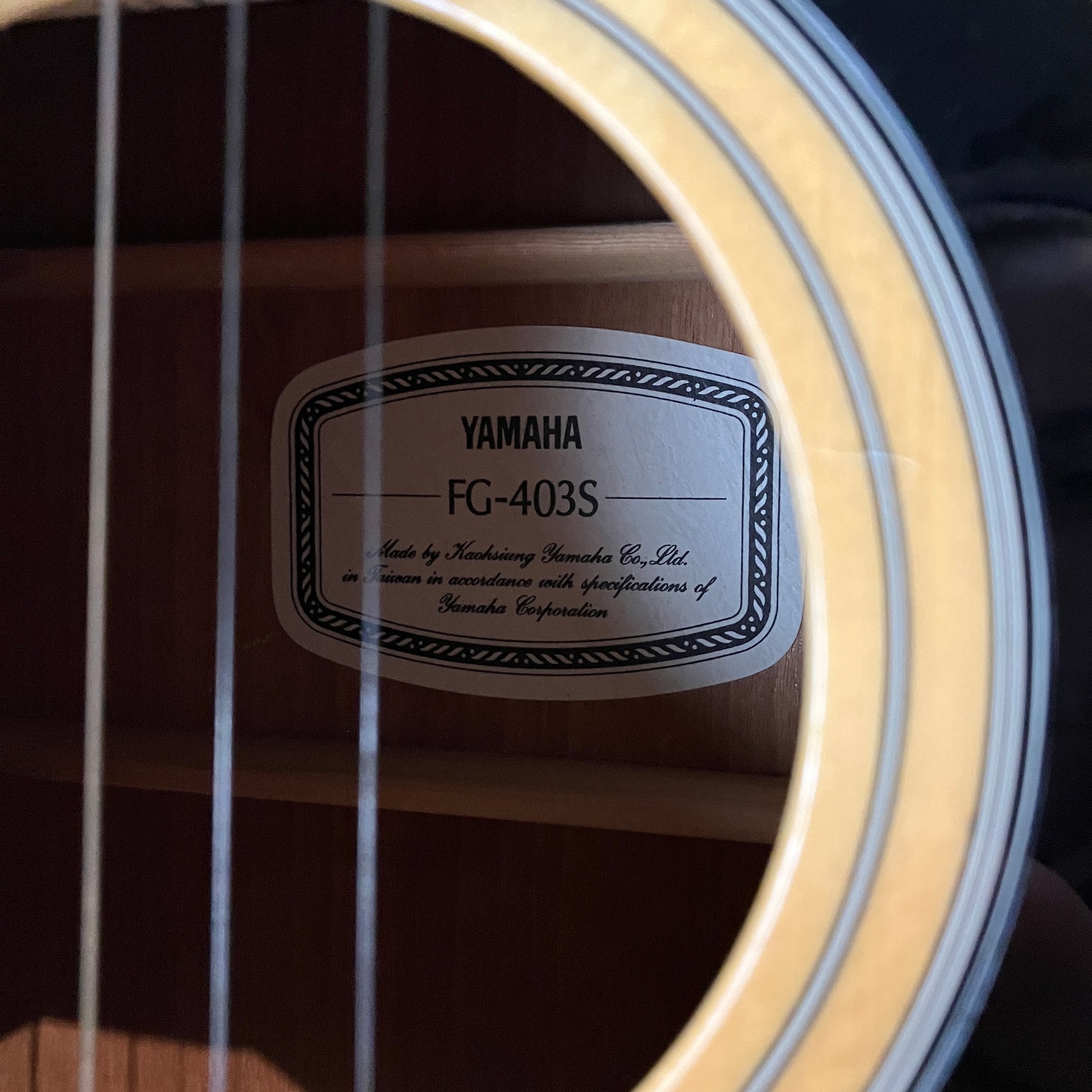 Yamaha FG-403S Acoustic Guitar
