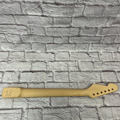 Unknown 22 Fret Rosewood Fretboard Guitar Neck w/ Top Nut