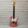 Unknown Pink Paisley Parts Telecaster Electric Guitar