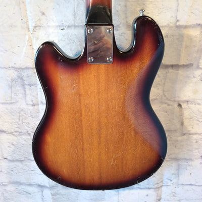 Vintage 1964 Guyatone Kent Lido 531 PROJECT Guitar Tobacco Burst w/ Chrome, MIJ