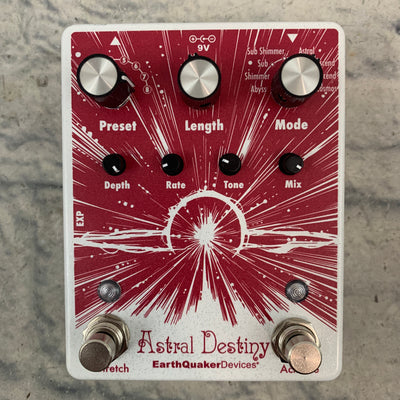 EarthQuaker Devices Astral Destiny Octal Octave Reverberation Odyssey Pedal