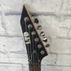 ESP LTD M-100FM Transparent Black Flame Top with Licensed Floyd Rose