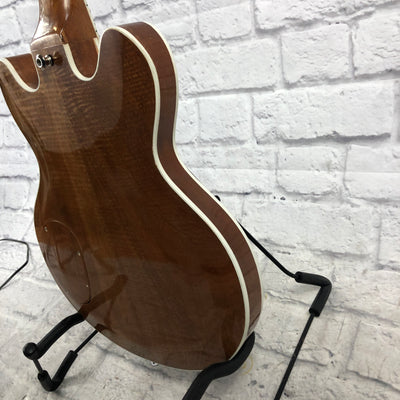 Gatto Custom ES 339 Style  Black Nitro Finish Semi Hollow Guitar
