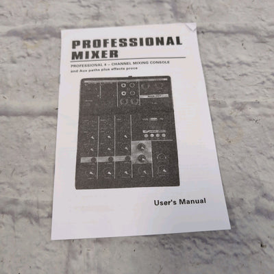 Unknown F-4A Live Mixer