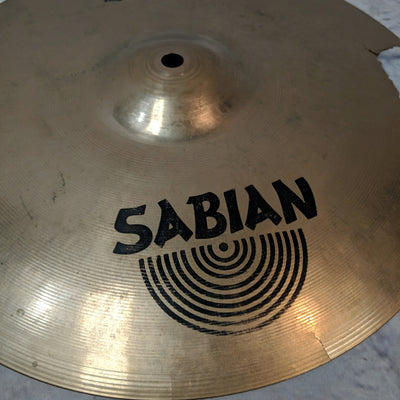 Sabian 14 AAX Stage Hat Top Cymbal Single CRACKED