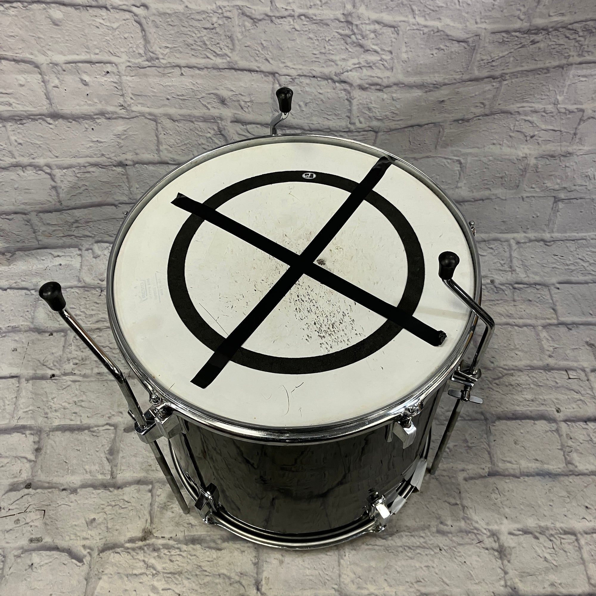 Percussion Plus 16 Black Floor Tom